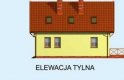 Projekt domu z poddaszem KATANIA - elewacja 3