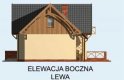Projekt domu z poddaszem PALANKA - elewacja 2