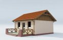 Projekt domu letniskowego RIOBAMBA dom letniskowy - wizualizacja 3
