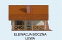 Projekt domu letniskowego TULUZA dom letniskowy - elewacja 2