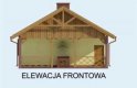 Projekt domu letniskowego PALPALA dom letniskowy - elewacja 1