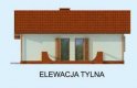 Projekt domu letniskowego LA PALMA dom letniskowy - elewacja 3