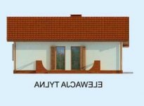 Elewacja projektu LA PALMA dom letniskowy - 3 - wersja lustrzana