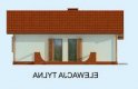 Projekt domu letniskowego LA PALMA dom letniskowy - elewacja 3