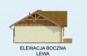 Projekt domu letniskowego BOGOTA dom letniskowy - elewacja 2