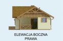Projekt domu letniskowego BOGOTA dom letniskowy - elewacja 4