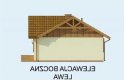 Projekt domu letniskowego BOGOTA dom letniskowy - elewacja 2