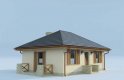 Projekt domu letniskowego BAYAMO dom letniskowy - wizualizacja 2