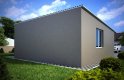 Projekt domu energooszczędnego G126 - Budynek garażowy - wizualizacja 1