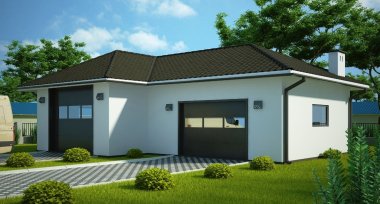 Projekt domu G101 - Budynek garażowo - gospodarczy