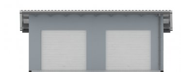 Elewacja projektu G102 - Budynek garażowy - 1