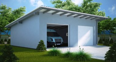 Projekt domu G102 - Budynek garażowy