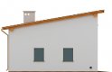 Projekt domu energooszczędnego G104 - Budynek garażowo - gospodarczy - elewacja 3