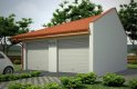 Projekt domu energooszczędnego G62 - Budynek garażowy - wizualizacja 0