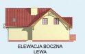 Projekt domu z poddaszem PERUGIA - elewacja 2