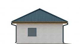 Elewacja projektu G124 - Budynek garażowy - 3 - wersja lustrzana