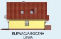 Projekt domu z poddaszem ACAPULCO - elewacja 2