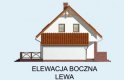 Projekt domu z poddaszem SEVILLA - elewacja 2