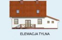 Projekt domu z poddaszem SEVILLA - elewacja 3