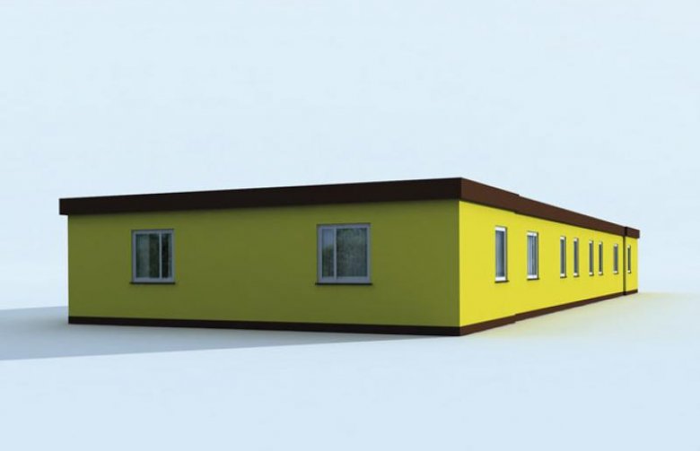 Projekt domu wielorodzinnego BSC2 budynek socjalny