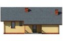 Projekt domu letniskowego BERGAMO 2 dom letniskowy - elewacja 2