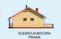 Projekt domu parterowego KAMPALA - elewacja 4