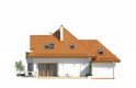 Projekt domu tradycyjnego Wilga - elewacja 3