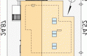 Projekt domu tradycyjnego Lara 5 - usytuowanie - wersja lustrzana