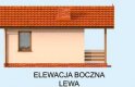 Projekt domu letniskowego BADAJOZ dom letniskowy na zgłoszenie do 35m2 - elewacja 2