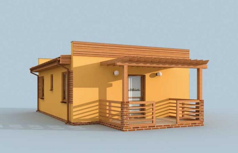 Projekt domu letniskowego BAYAMO 2 dom letniskowy