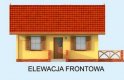 Projekt domu letniskowego TORONTO dom letniskowy - elewacja 1