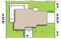 Projekt domu piętrowego Zx14 - usytuowanie - wersja lustrzana