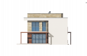 Projekt domu piętrowego Zx114 - elewacja 1