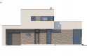 Projekt domu piętrowego Zx46 - elewacja 2
