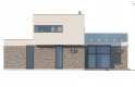 Projekt domu piętrowego Zx46 - elewacja 3