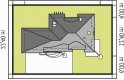 Projekt domu z poddaszem Filip G2 - usytuowanie - wersja lustrzana