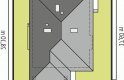 Projekt domu parterowego Glen III - usytuowanie - wersja lustrzana