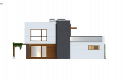 Projekt domu piętrowego Zx54 - elewacja 4