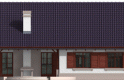 Projekt domu jednorodzinnego Klementynka G1 - elewacja 3