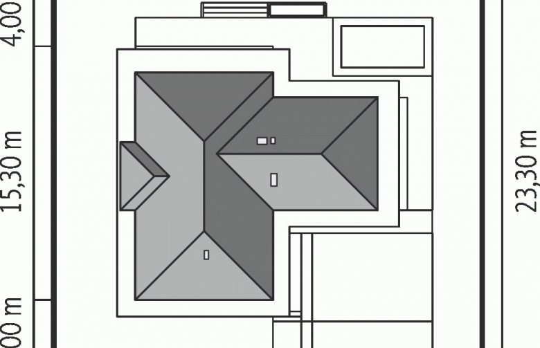 Projekt domu nowoczesnego Leonardo G2 - Usytuowanie