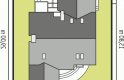 Projekt domu jednorodzinnego Nastka G1 - usytuowanie - wersja lustrzana