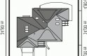 Projekt domu jednorodzinnego Petra G2 - usytuowanie - wersja lustrzana