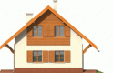 Projekt domu jednorodzinnego Raissa - elewacja 4