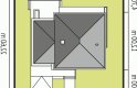 Projekt domu piętrowego Rodrigo II G1 - usytuowanie - wersja lustrzana