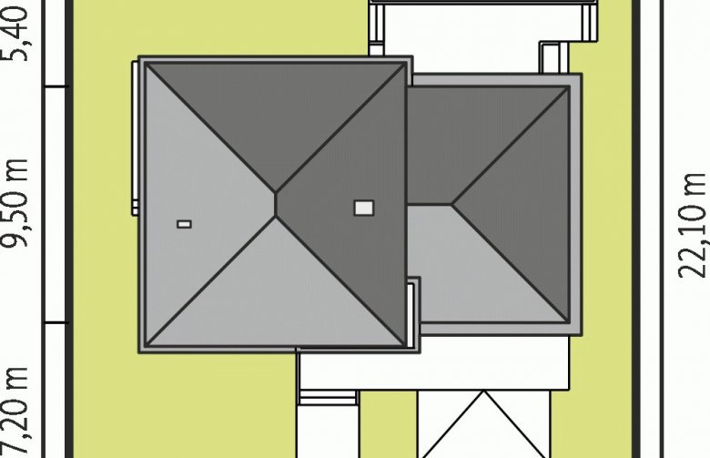Projekt domu piętrowego Rodrigo G2 Leca® DOM - Usytuowanie