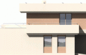 Projekt domu piętrowego Steps G2 - elewacja 4