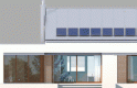 Projekt domu dwurodzinnego EX 8 G2 (wersja A) - elewacja 3