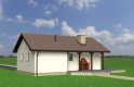 Projekt domu energooszczędnego Garaż М2 - elewacja 2