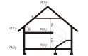 Projekt domu z poddaszem Archimedes 2 - przekrój 1