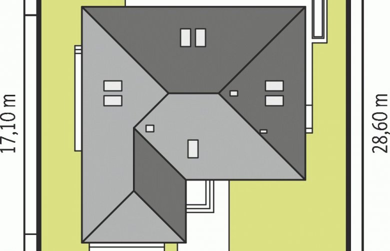 Projekt domu dwurodzinnego Marcel G2 - Usytuowanie